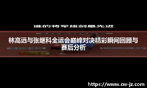 林高远与张继科全运会巅峰对决精彩瞬间回顾与赛后分析